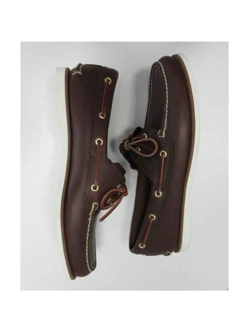 Timberland Boat Shoes 10.5 Newmarket Camp Moc Deck Loafer Leather *
